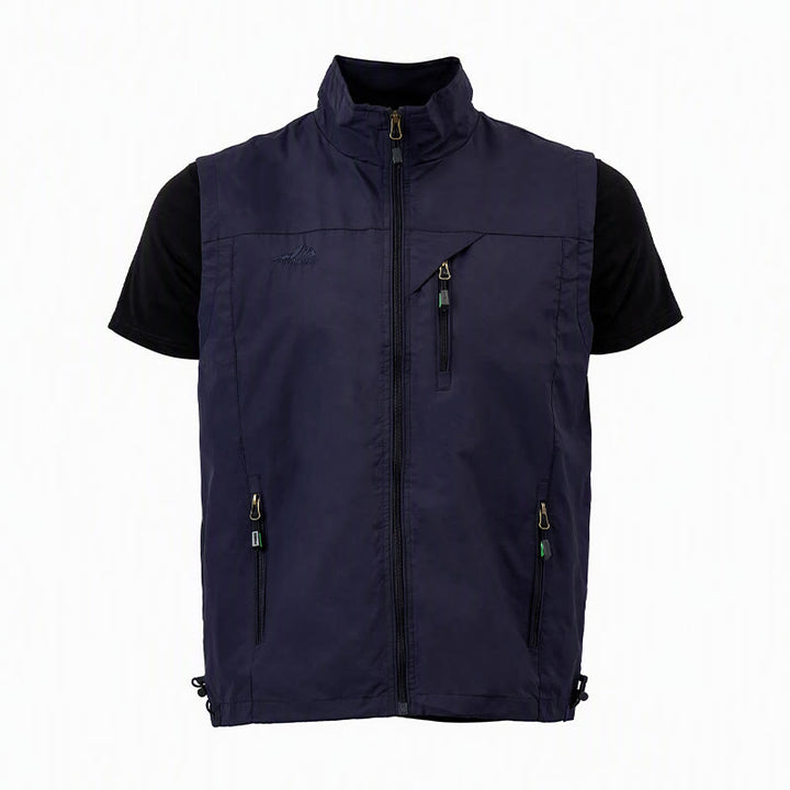 Gilet léger pour homme, 4 saisons, séchage rapide, poches multiples, fermeture éclair - image 14