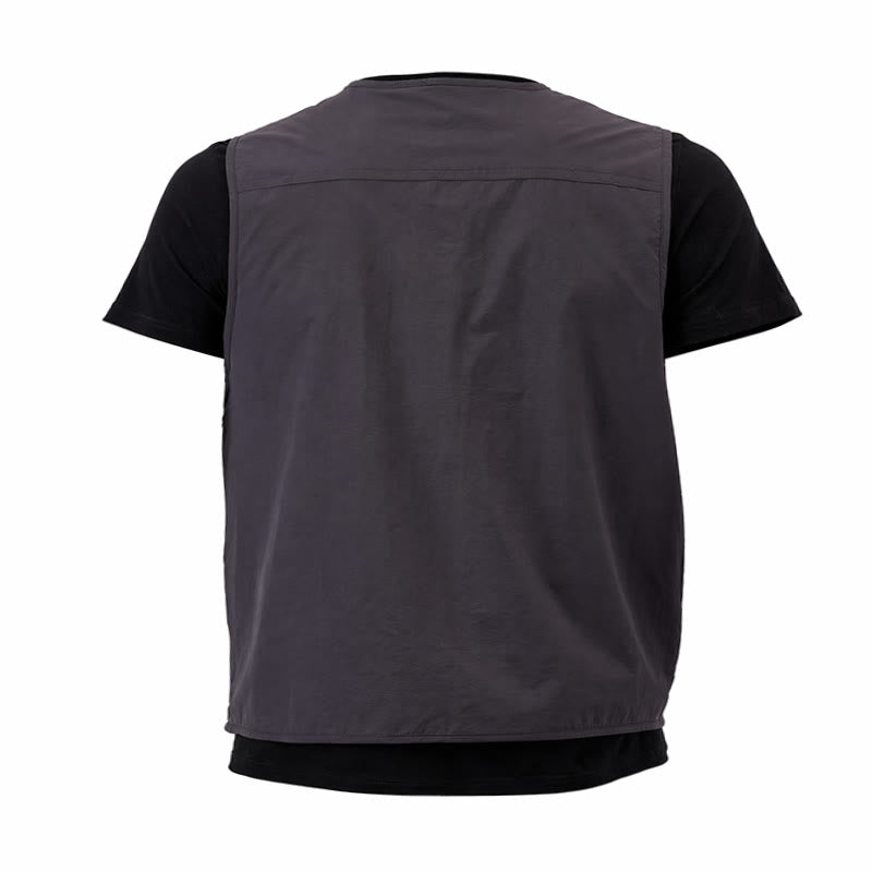 Gilet utilitaire d'extérieur pour homme, à poches multiples zippées et séchage rapide. - image 16
