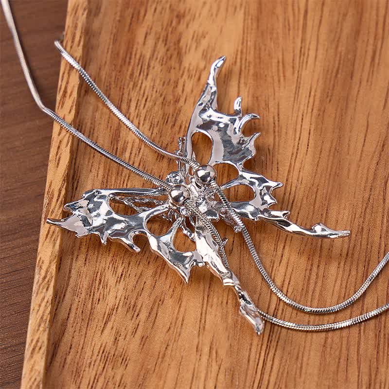 Collier bolo à fermoir coulissant ajustable papillon interchangeable avec 6 ailes remplaçables - image 2