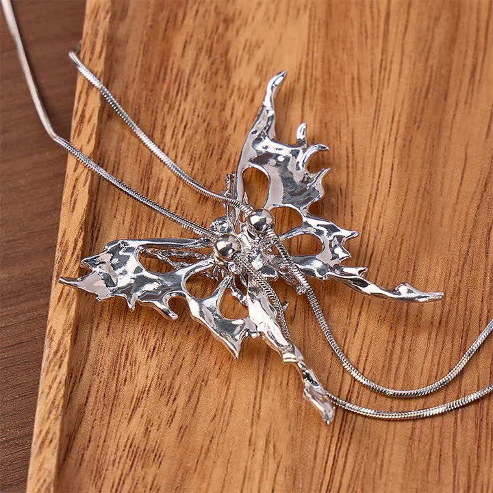 Collier bolo à fermoir coulissant ajustable papillon interchangeable avec 6 ailes remplaçables - image 2