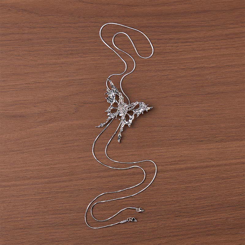 Collier bolo à fermoir coulissant ajustable papillon interchangeable avec 6 ailes remplaçables - image 6