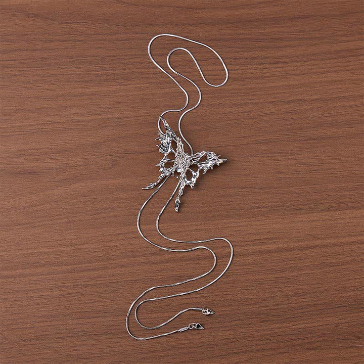 Collier bolo à fermoir coulissant ajustable papillon interchangeable avec 6 ailes remplaçables - image 6
