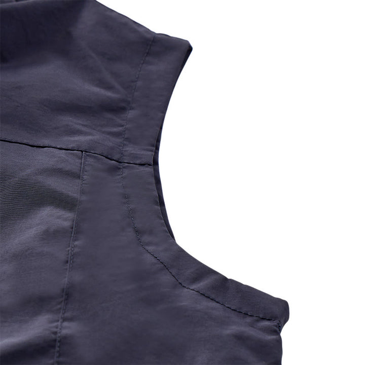 Gilet léger pour homme, 4 saisons, séchage rapide, poches multiples, fermeture éclair - image 10
