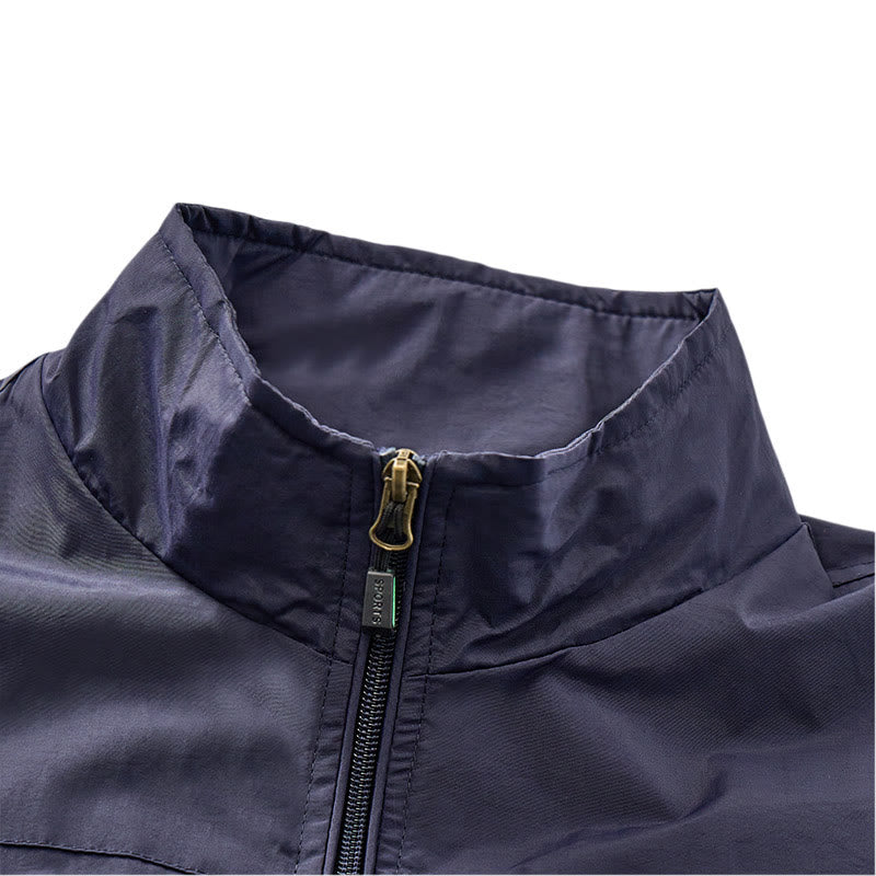 Gilet léger pour homme, 4 saisons, séchage rapide, poches multiples, fermeture éclair - image 8