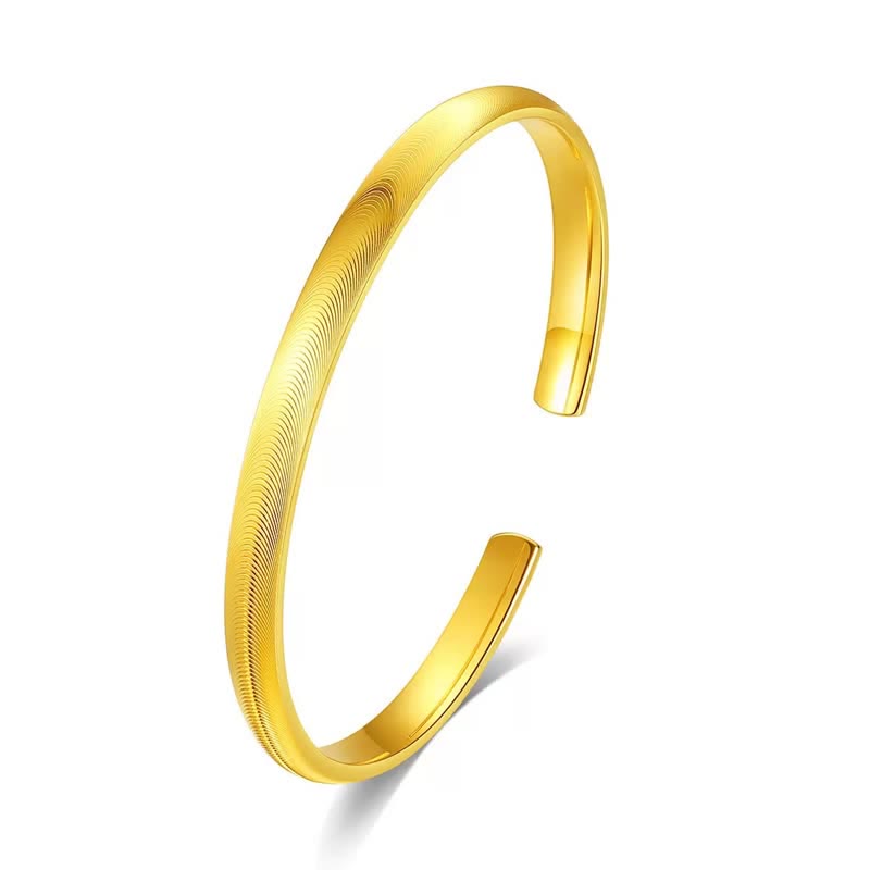 Bracelet manchette ouvert en argent, design minimaliste inspiré des vagues - image 12