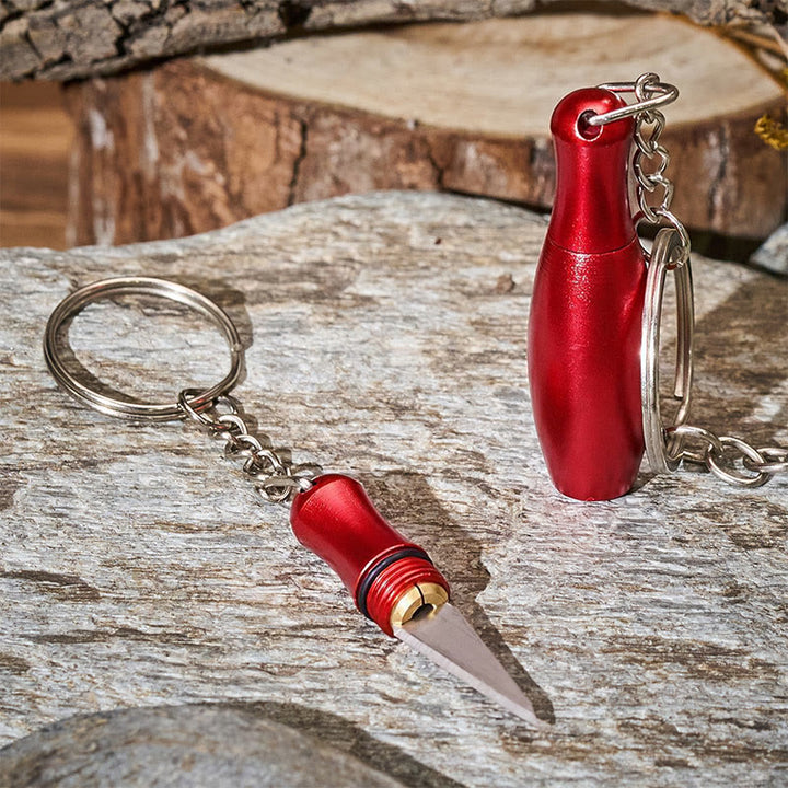 Mini pied à coulisse, outil de mesure, couteau de poche en forme de bowling, porte-clés - image 3