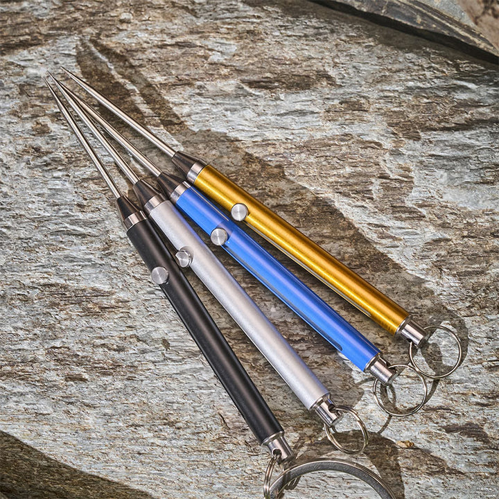 Cure-dents rétractable et décapsuleur en forme de guitare, porte-clés EDC portable - image 2