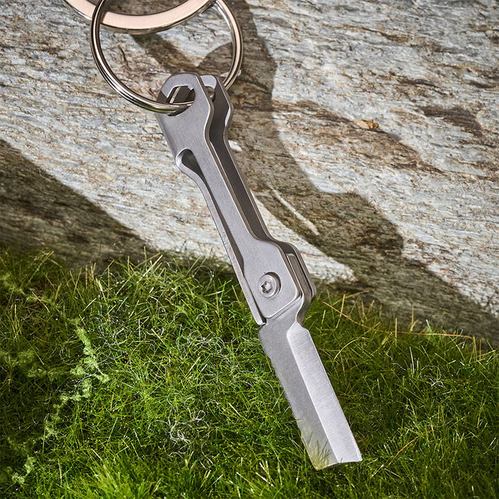 Couteau pliant EDC et porte-clés mini-mètre ruban - image 6
