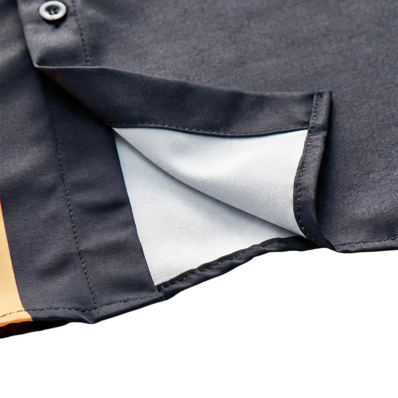 Chemise streetwear décontractée pour homme avec imprimé guitare acoustique créatif - image 6