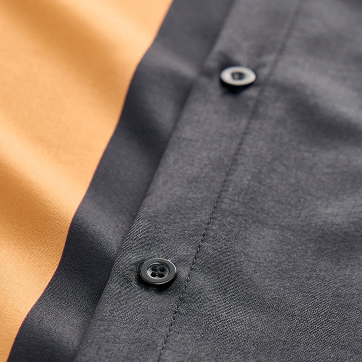 Chemise streetwear décontractée pour homme avec imprimé guitare acoustique créatif - image 7