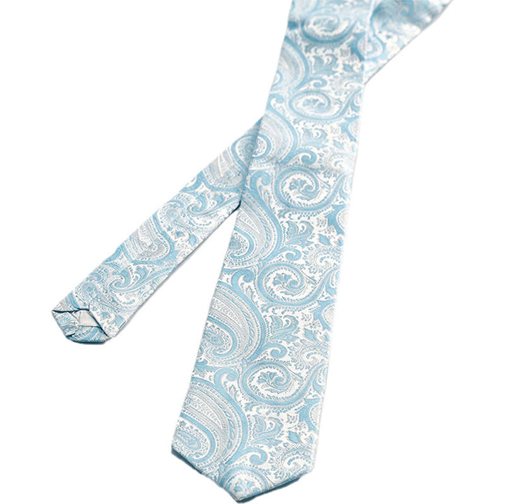 Gilet de costume 3 pièces pour homme, motif cachemire jacquard - image 15