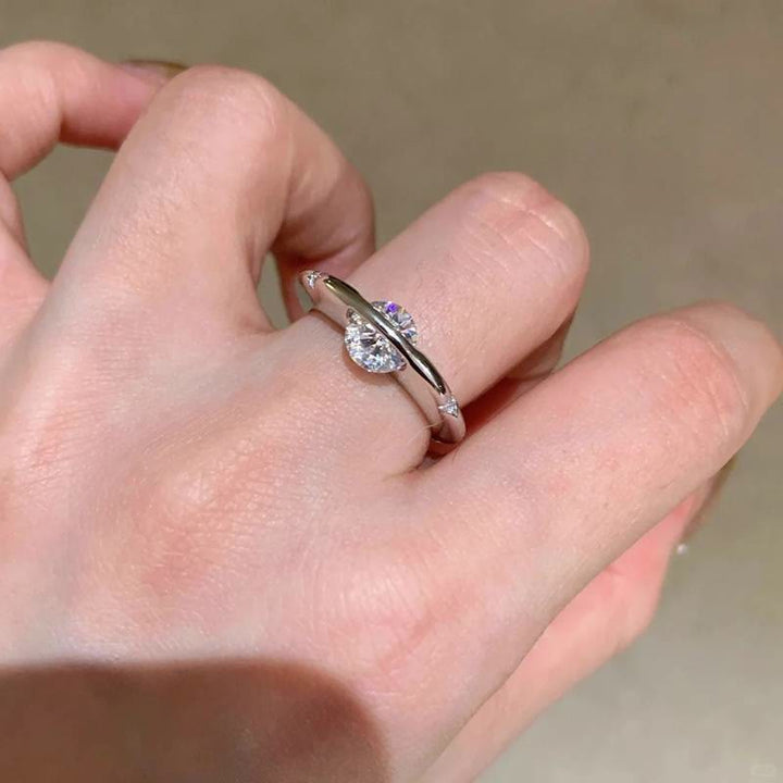 Bague planète rotative ouverte et ajustable en laiton plaqué or pour femme au quotidien - image 3