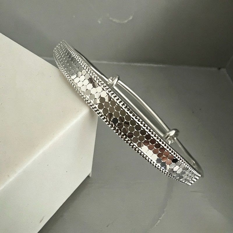 Bracelet jonc ajustable en cuivre à motif écailles de dragon pour femme - image 3