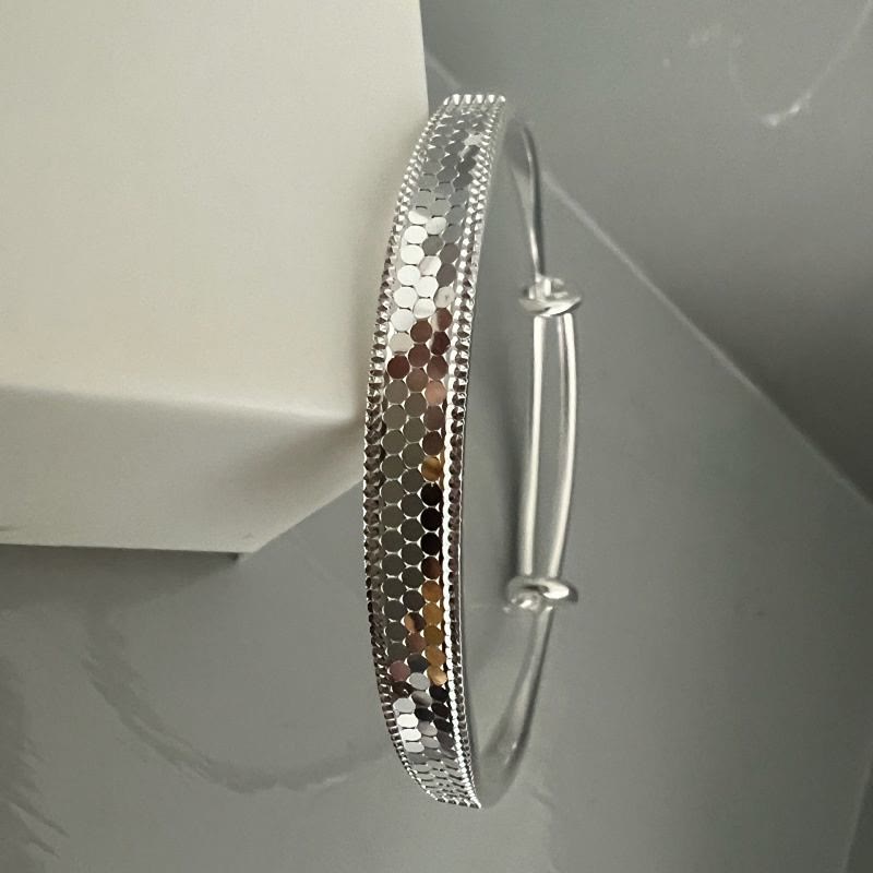 Bracelet jonc ajustable en cuivre à motif écailles de dragon pour femme - image 2