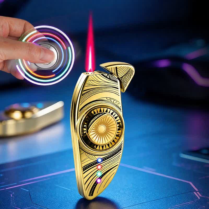 Briquet à butane fidget spinner anti-stress pour les yeux - image 0