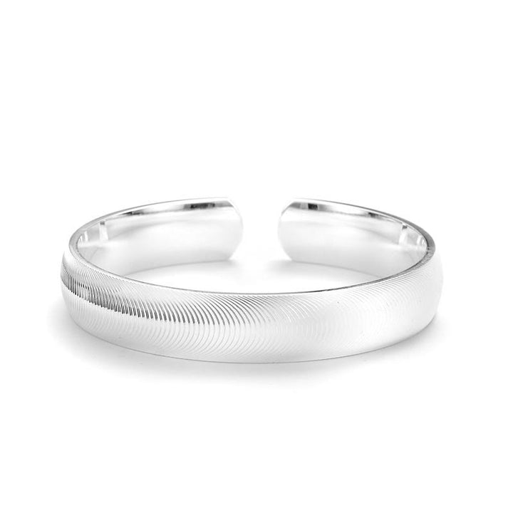 Bracelet jonc ajustable à motif œil de chat ouvert, plaqué électrolytique, pour femme - image 7