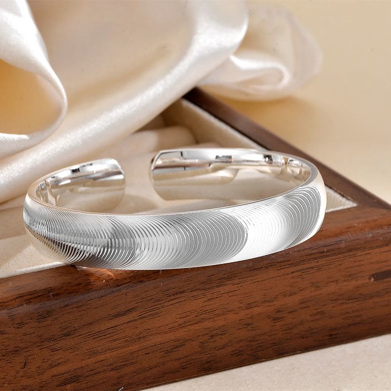 Bracelet jonc ajustable à motif œil de chat ouvert, plaqué électrolytique, pour femme - image 4
