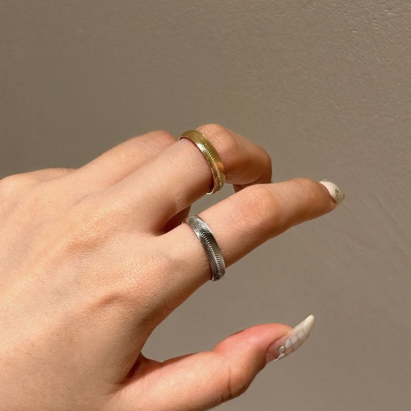 Bague œil de chat ouverte en argent S925, ajustable, pour femme - image 1