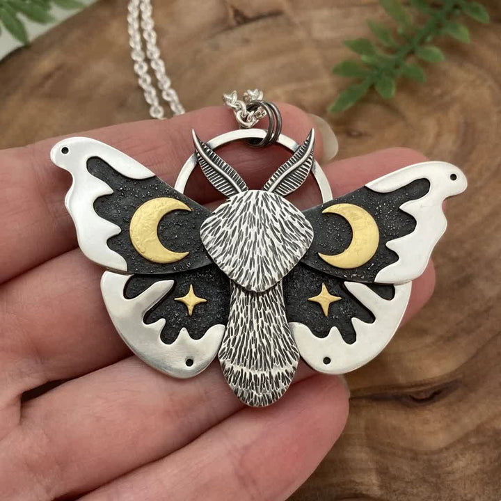Collier papillon lunaire céleste Gothic Moons & Stars - image 1