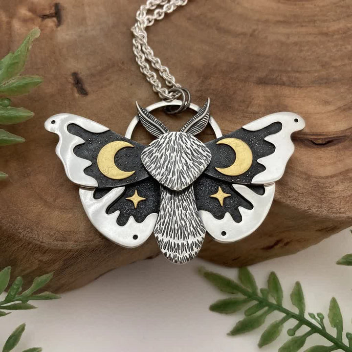 Collier papillon lunaire céleste Gothic Moons & Stars - image 3