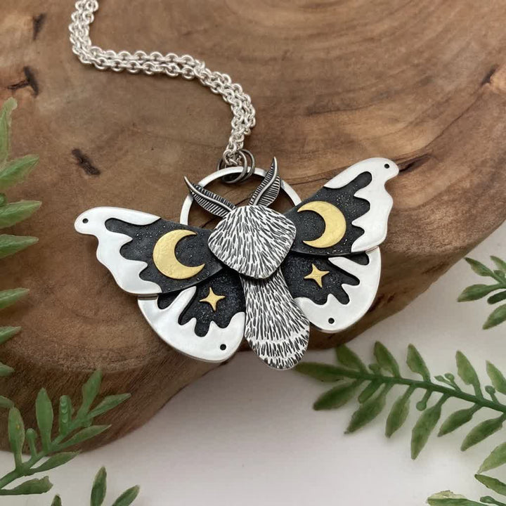 Collier papillon lunaire céleste Gothic Moons & Stars - image 2