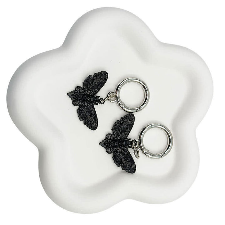 Lot de 2 accessoires pour sacs et bottes : breloques gothiques motif papillon de la mort - image 7