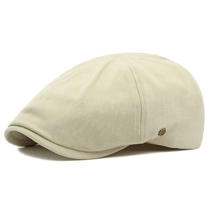 Béret moderne et confortable de style vintage à calotte plate et élastique à l'arrière - Ivoire - Réglable (21 5/8"-23 1/4") - image 15