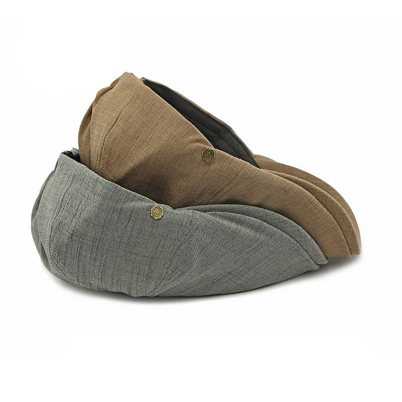 Béret moderne et confortable de style vintage à calotte plate et élastique à l'arrière - image 2
