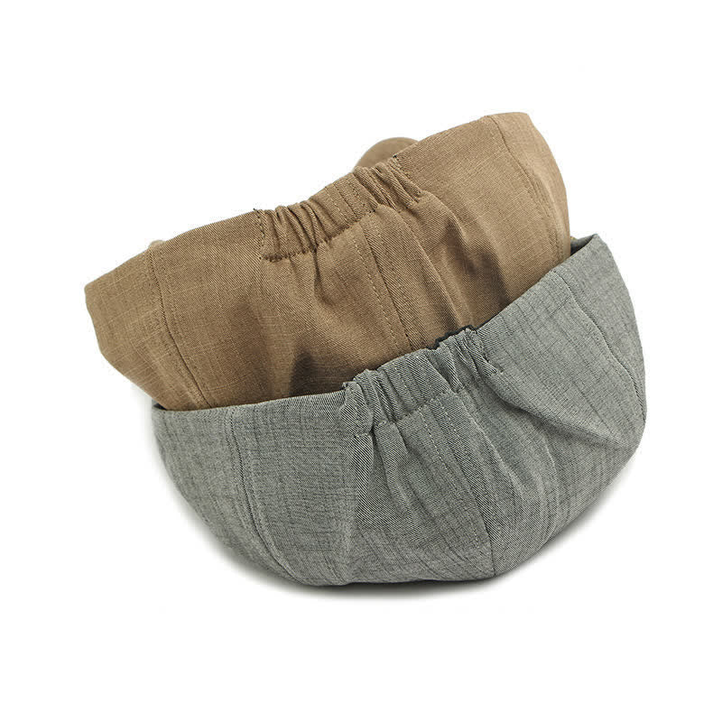 Béret moderne et confortable de style vintage à calotte plate et élastique à l'arrière - image 3