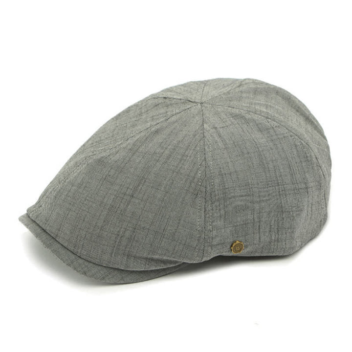 Béret moderne et confortable de style vintage à calotte plate et élastique à l'arrière - image 9