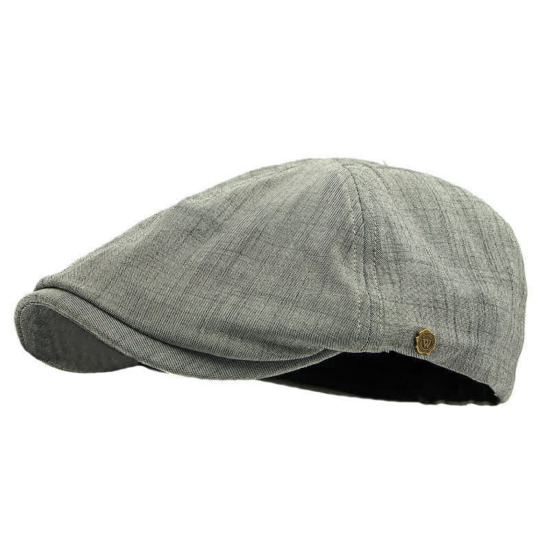 Béret moderne et confortable de style vintage à calotte plate et élastique à l'arrière - image 8