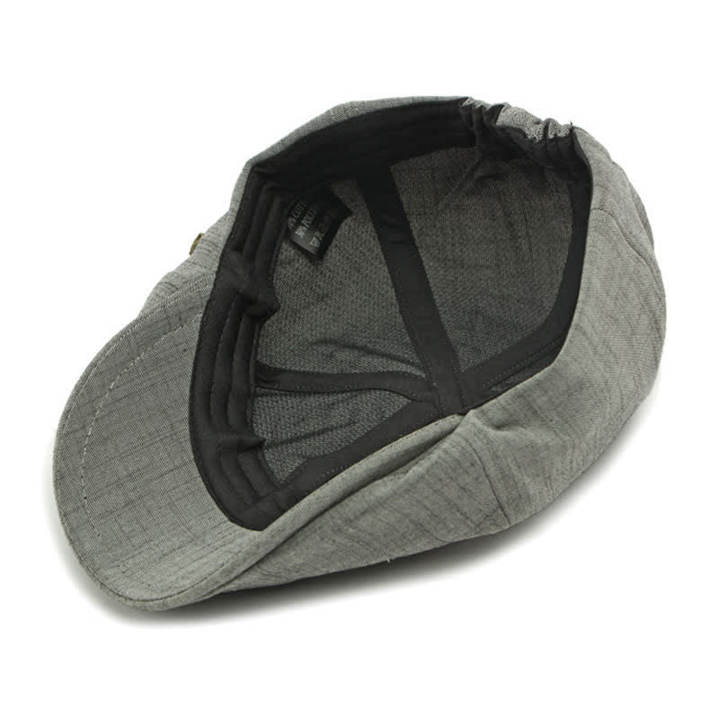 Béret moderne et confortable de style vintage à calotte plate et élastique à l'arrière - image 11