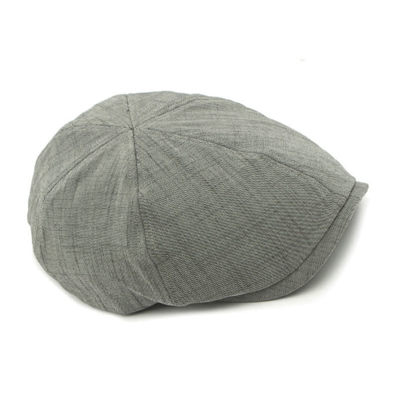 Béret moderne et confortable de style vintage à calotte plate et élastique à l'arrière - image 10