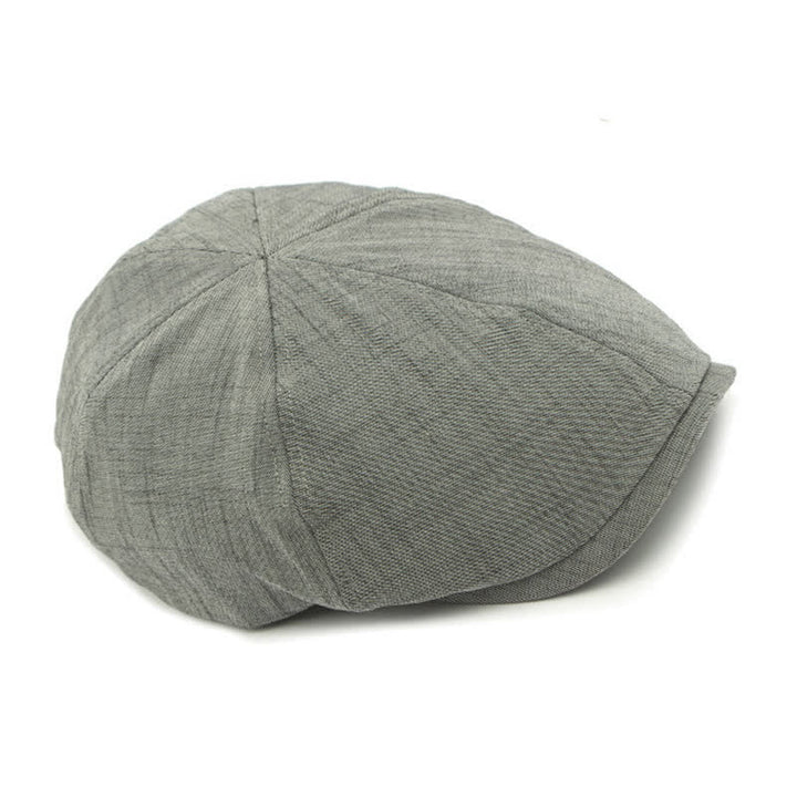 Béret moderne et confortable de style vintage à calotte plate et élastique à l'arrière - image 10
