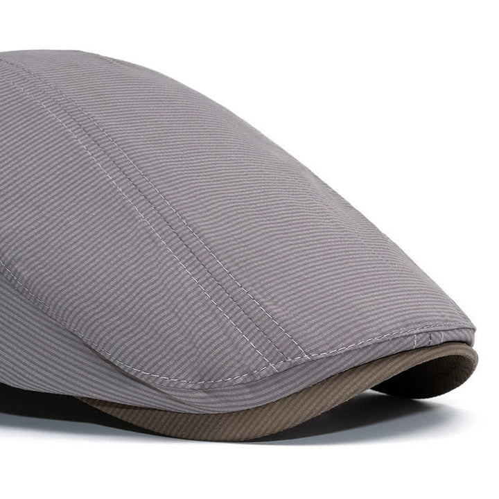 Béret plat à fines rayures pour la conduite urbaine avec sangle réglable - image 6