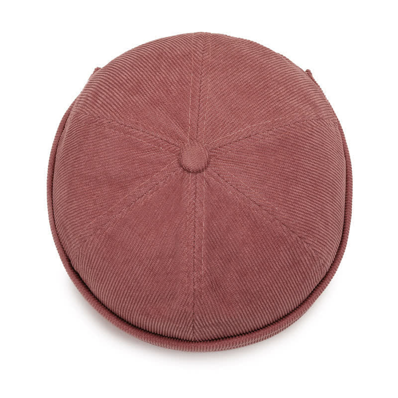 Bonnet en velours côtelé uni sans visière - image 4