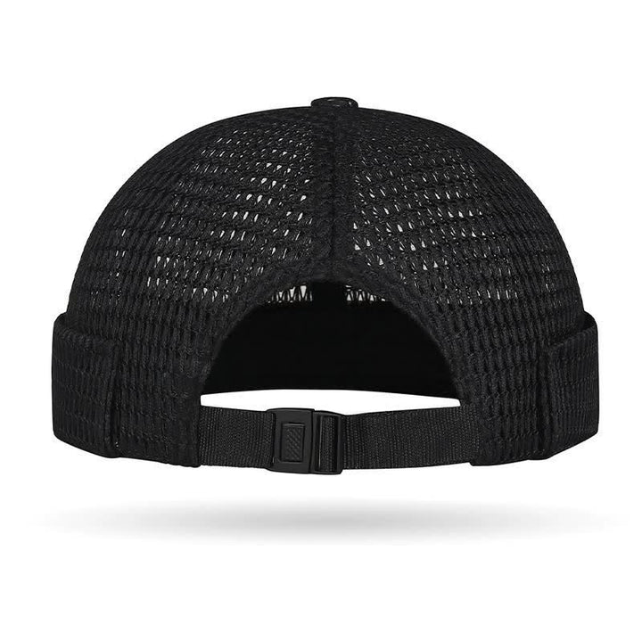 Casquette Docker d'été respirante sans visière, style streetwear, en maille respirante. - image 1