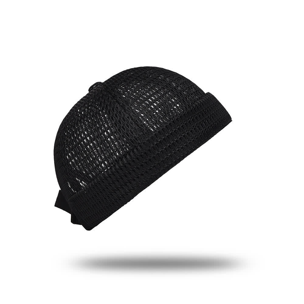 Casquette Docker d'été respirante sans visière, style streetwear, en maille respirante. - image 6