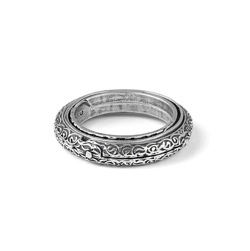 Bague anti-anxiété en forme de sphère astronomique qui se déplie en collier - image 7