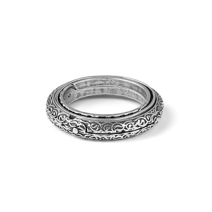 Bague anti-anxiété en forme de sphère astronomique qui se déplie en collier - image 7