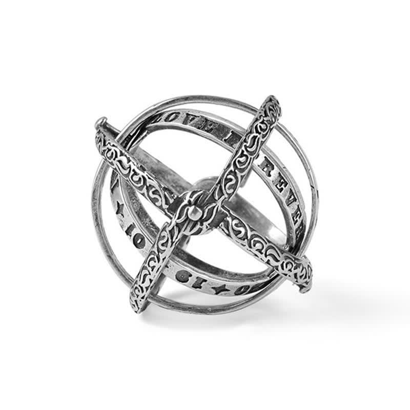 Bague anti-anxiété en forme de sphère astronomique qui se déplie en collier - image 6
