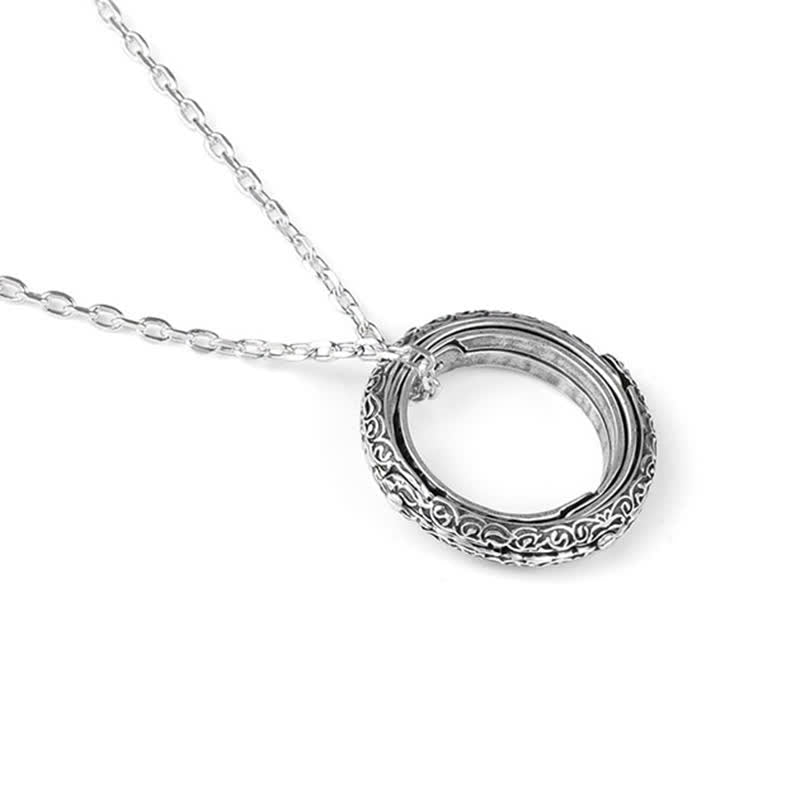 Bague anti-anxiété en forme de sphère astronomique qui se déplie en collier - image 10