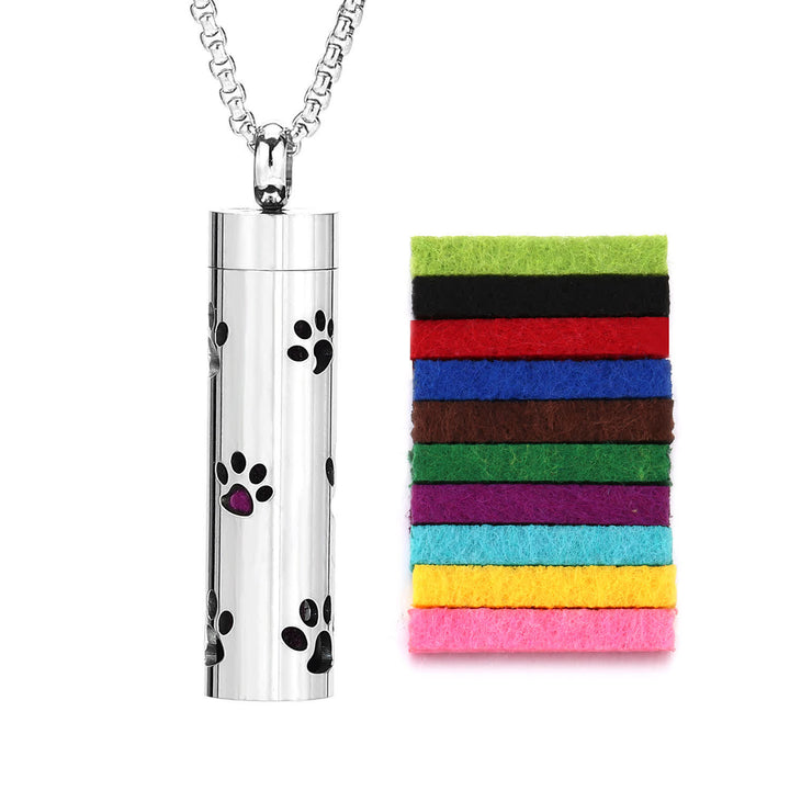 Collier diffuseur de parfum avec noyau en feutre et inserts de couleur interchangeables - Style n° 11 - image 14