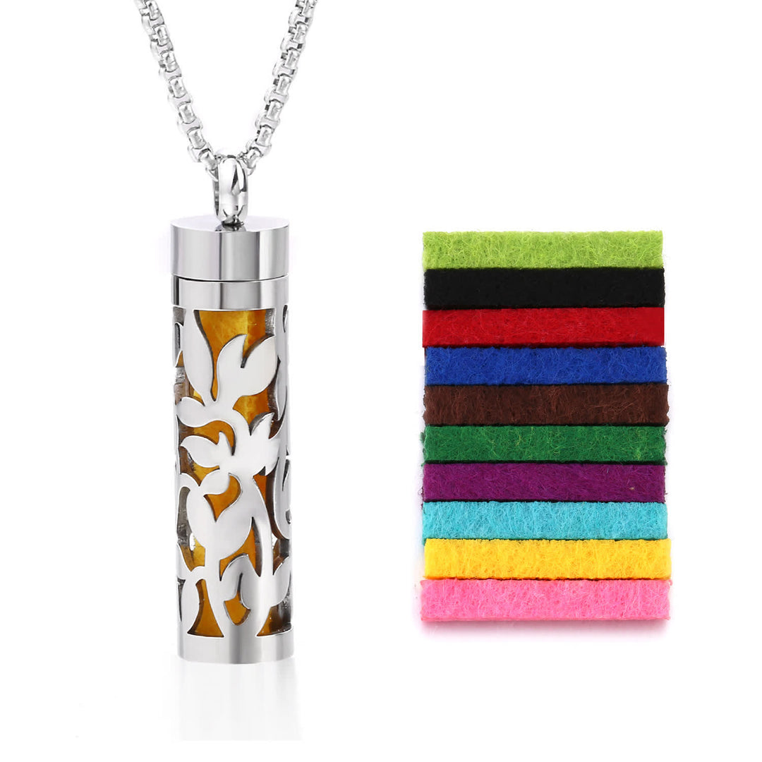 Collier diffuseur de parfum avec noyau en feutre et inserts de couleur interchangeables - Style n° 18 - image 21
