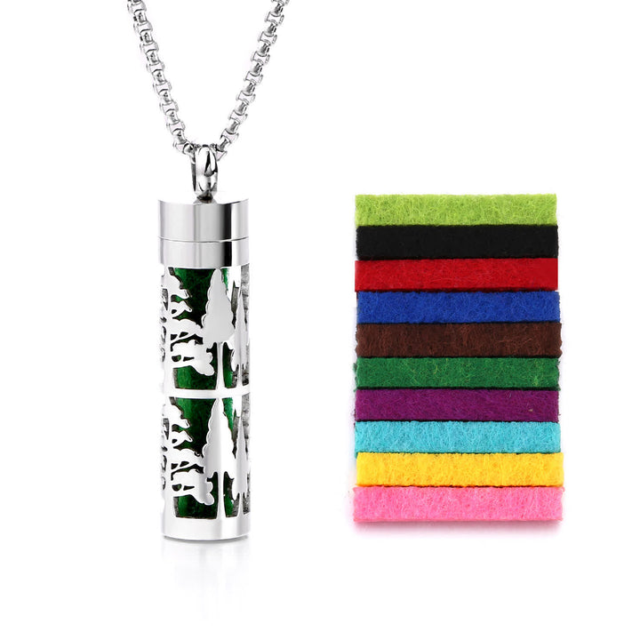 Collier diffuseur de parfum avec noyau en feutre et inserts de couleur interchangeables - Style n° 23 - image 26