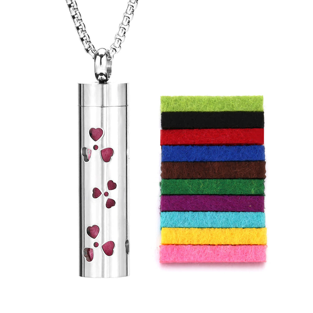 Collier diffuseur de parfum avec noyau en feutre et inserts de couleur interchangeables - Style n° 13 - image 16