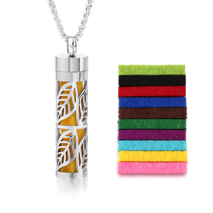 Collier diffuseur de parfum avec noyau en feutre et inserts de couleur interchangeables - Style n° 22 - image 25