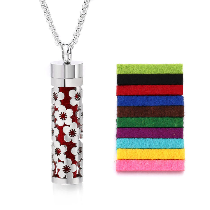 Collier diffuseur de parfum avec noyau en feutre et inserts de couleur interchangeables - Style n° 21 - image 24