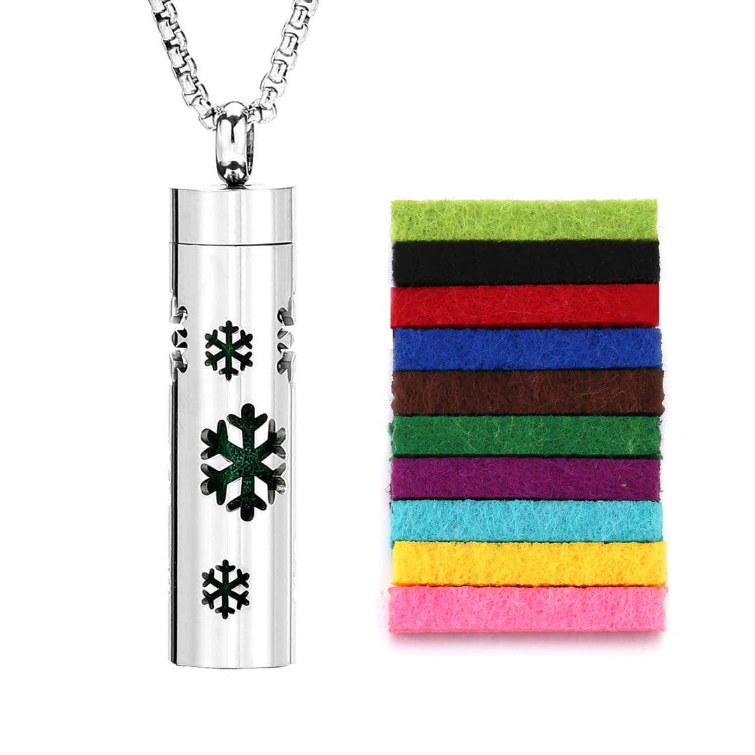 Collier diffuseur de parfum avec noyau en feutre et inserts de couleur interchangeables - Style n° 12 - image 15