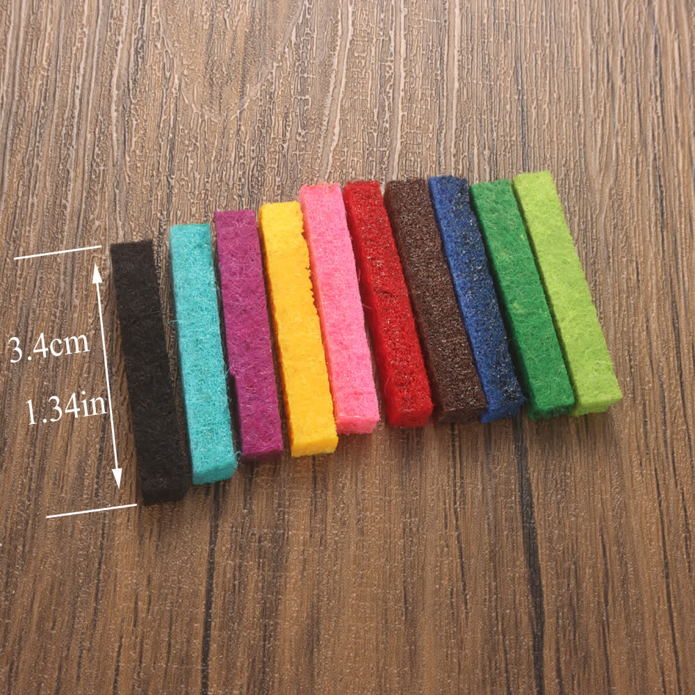 Collier diffuseur de parfum avec noyau en feutre et inserts de couleur interchangeables - image 4